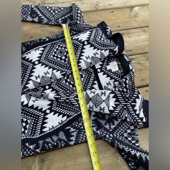 St John’s Bay Aztec print open cardigan Women’s S - Picture 8 of 8